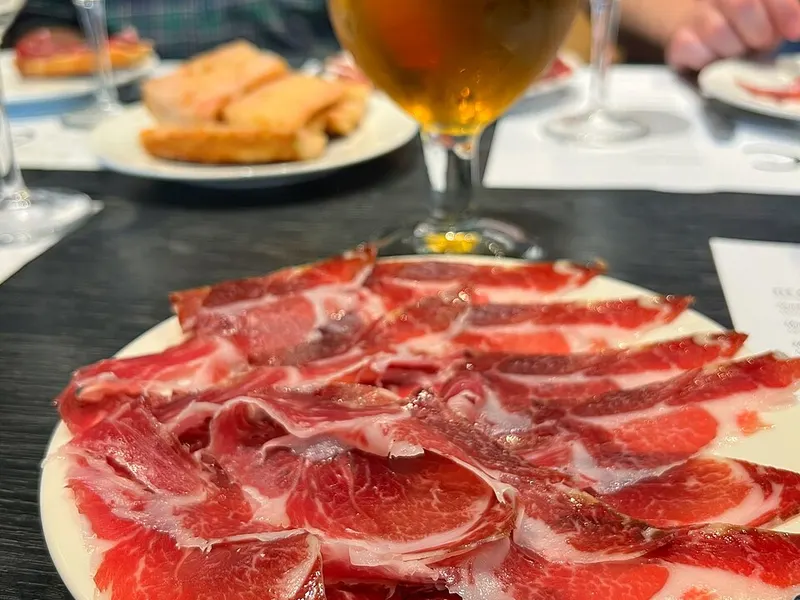 Plato de jamón ibérico